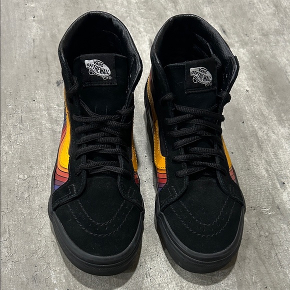 VANS Sk8-Hi Refract Black + Multicolor Skate Sneakers Men’s 4.5 Women’s 6 - Picture 3 of 10